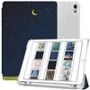 DuraSafe Cases for iPad Air 5th 4th 6th 11th [ Air 11/6 2024/5 2022/4 2020 ] A2588 A2316 MYFQ2LL/A MYFN2LL/A MYFQ2LL/A Printed Printed TPU Transparent Cover with Pencil Holder - Night Sky view 1