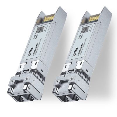 10GBase-SR SFP+ Transceiver, Multimode LC SFP+ 850nm & 1.25/2.5/5/10G SFP+ to RJ45 Transceiver