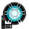 Fusion SG-SL122SPC Signature Series 12" Subwoofer Chrome Sports Grille, CRGBW LED with MS-CRGBWRC RGB Controller view 1