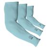 TUFF Compression Cooling Arm Sleeves - UV Protective UPF 50 Arm Sleeves for Men & Women - Sleeves to Cover Arm Tattoo for Cycling, Basketball, Football, Golf, Gym and More Sky Blue 3 Pair view 1