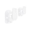 JKXWX Speaker Bracket Speaker Wall Bracket 180Rotating Speaker Mounting Frame Large Surround Speaker Frame Bearing 30kg (Pair) Universal Shelf Speaker Wall Bracket (Color : White) view 1