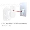 JKXWX Speaker Bracket Speaker Wall Bracket 180Rotating Speaker Mounting Frame Large Surround Speaker Frame Bearing 30kg (Pair) Universal Shelf Speaker Wall Bracket (Color : White) view 4