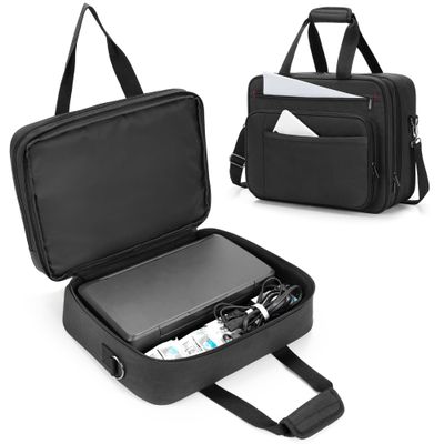samdew Mobile Printer Storage Bag, with up to 15.6" Laptop Layer, Bag Only