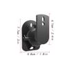 JKXWX Speaker Bracket Speaker Wall Bracket 180Rotating Speaker Mounting Frame Large Surround Speaker Frame Bearing 30kg (Pair) Universal Shelf Speaker Wall Bracket (Color : Black) view 2