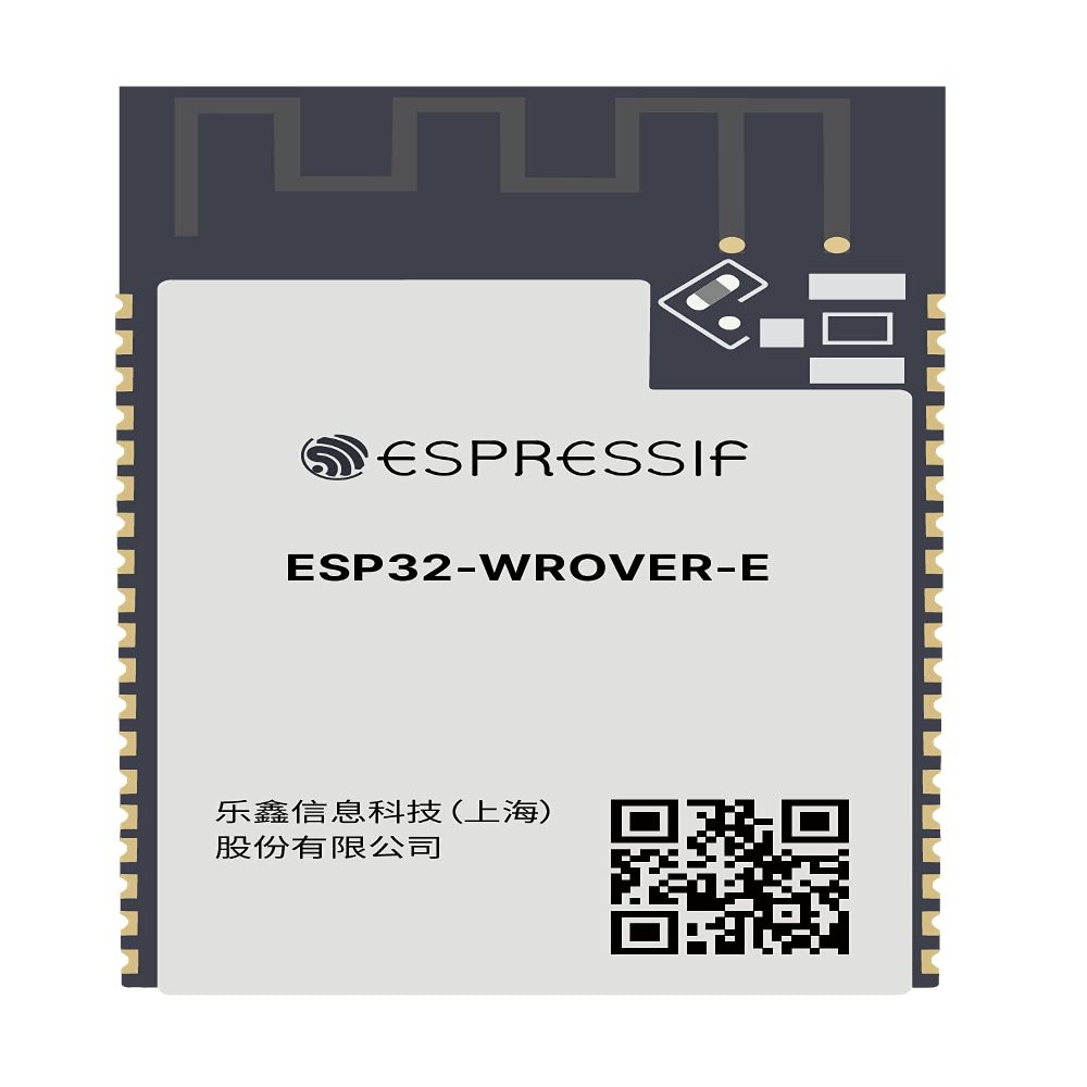 Espressif ESP32-WROVER-E Module, WiFi-BT-BLE MCU, 4MB Flash, 8MB PSRAM, PCB Antenna