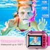 GKTZ Kids Camera - Waterproof Underwater Camera for Kids, Christmas Birthday Gifts for Girls Age 3-12, 1080P HD Children Digital Action Camera, Pool Toys for Kids Age 4-12 view 2