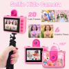 GKTZ Kids Camera - Waterproof Underwater Camera for Kids, Christmas Birthday Gifts for Girls Age 3-12, 1080P HD Children Digital Action Camera, Pool Toys for Kids Age 4-12 view 3