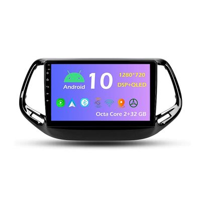 10.1'' Android 10.0 Car Radio Stereo Fit for Jeep Compass 2 MP 2016~2018 Head Unit GPS Navigation Carplay 4G WIFI Bluetooth