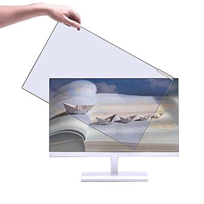 AIZYR Blue Light Blocking Screen Protector Panel - Widescreen Computer Monitor Anti-UV Eye Protection Filter Film,18.5 in 16:9(425 * 250) mm