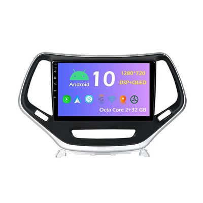 10.1'' Android 10.0 Car Radio Stereo Fit for Jeep Cherokee 2014-2017 Head Unit GPS Navigation Carplay 4G WIFI Bluetooth