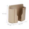 Hemobllo Frosted Wall Mounted Phone Holder Golden Adhesive Charging Rack for Bedside Kitchen Office Mobile Stand Space-Saving Design view 2