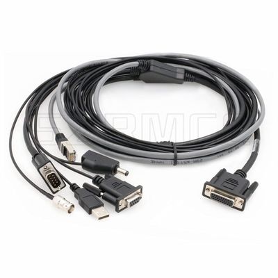 Davitu Wiring Harness - 60789-00(77070-00) DB26 to DC Plug BNC DB9F DB9M USB RJ45M Multi-Function Data Power Cable for Trimble SPS Series GNSS Receiver