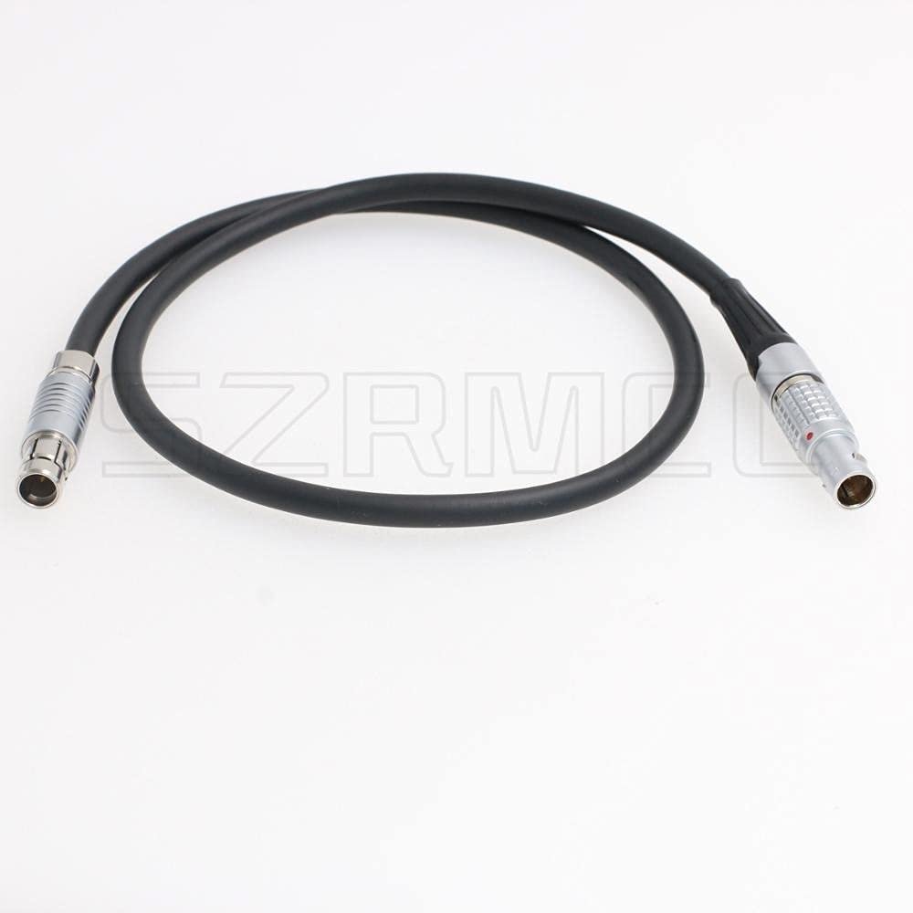 Davitu Wiring Harness - Arri Alexa RS Fischer 3 Pin Male to 0B 2 Pin Male Power Cable for Teradek Bond Bolt SmallHD Monitor