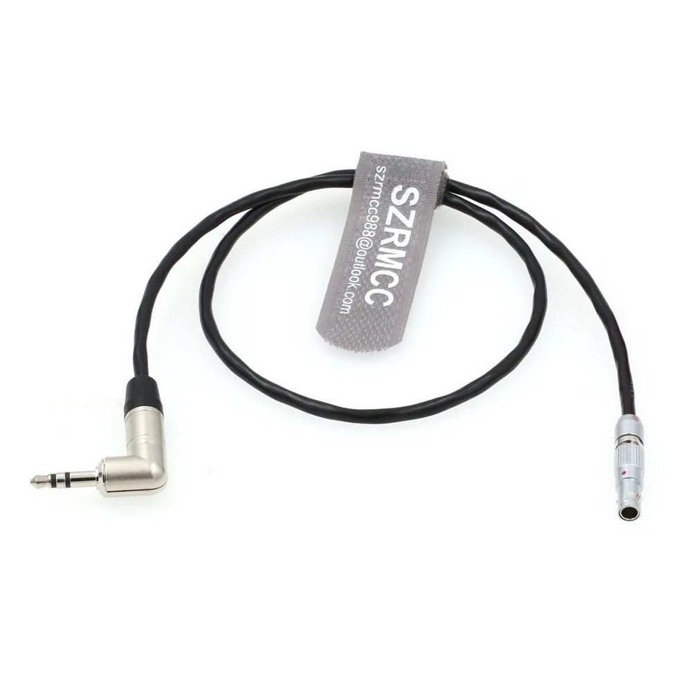 Davitu Wiring Harness - TentaSync Zaxcom 3.5mm TRS to 00B 4 Pin Male Timecode Cable for RED Epic Scarlet DSMC2 Camera