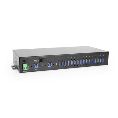 Coolgear 16 Port Managed USB 3.2 Gen 1 Hub w/ 15KV ESD Surge Protection