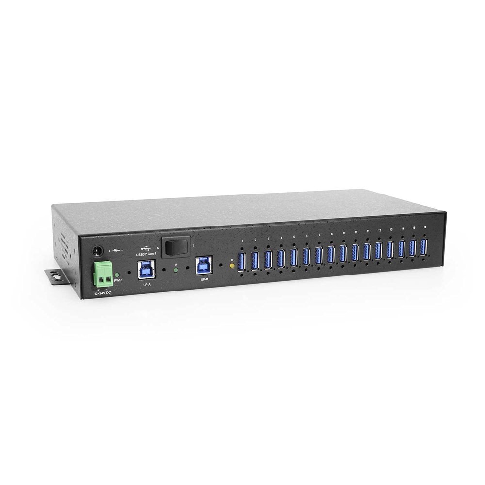 Coolgear 16 Port Managed USB 3.2 Gen 1 Hub w/ 15KV ESD Surge Protection
