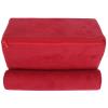 Soft Phone Tablet Holder, Lightweight Pillow Tablet Stand Books Smartphones Magazines Stand Holder for Bed Suede Fabric Multifunctional Design for Bed, Armrests, Carpet, Red view 4