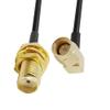 Davitu Power Cables - 1-20M SMA Male Right Angle to SMA Female Antenna Cable LMR 200 RF Cable Low Loss SMA Plug to SMA Jack Antenna LMR 200 Cable - (Color: 15M) view 4