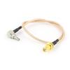 Davitu Wires & Cables - SMA female to CRC9 right angle connector RG316 pigtail cable for HUAWEI/ZTE 3G/4G modem antenna - (Color: 15M, Length: RG316) view 2