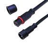 Davitu Wires & Cables - xConnect 2 Core BLACK Waterproof pigtail,50cm long each;male and female;xConnect;18AWG wire - (Color: Black, Length: 50cm, Specification: 18 AWG) view 2