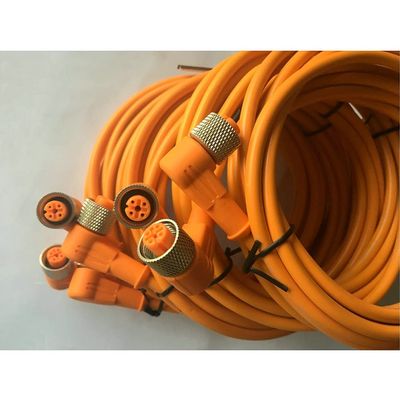 Davitu Wires & Cables - DOL-1204-G02M DOL-1204-W02M cable with M12 4 pin connector - (Specification: DOL-1204-G02M)