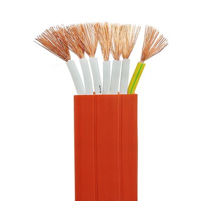 Davitu Wires & Cables - Driving Flat Cable TVVB 7 8 10 12 13 30-core Electric Door Retractable Door Special Soft Line Flat Line Cable - (Length: 1 meter, Specification: 8core 2.5 Sqaure)