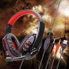zhanghong Gaming Headset, Wired Stereo Headphones, Noise Canceling Microphone Design, Ultra Thin Speaker Diaphragm, Adjustable Headband (Color : Blue) view 2