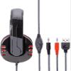 zhanghong Gaming Headset, Wired Stereo Headphones, Noise Canceling Microphone Design, Ultra Thin Speaker Diaphragm, Adjustable Headband (Color : Blue) view 3