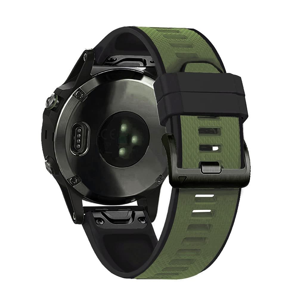 Senter Bands Compatible with Garmin Fenix 6X Bands,Soft Silicone Sport Replacement Strap Band Compatible with Garmin Fenix 6X /Fenix 6X PRO Smart Watch