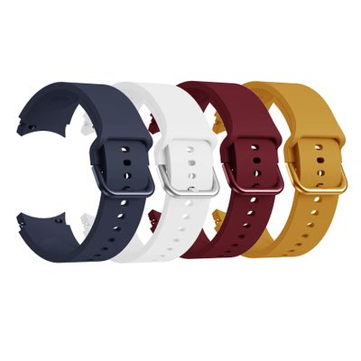 Senter Watch Bands for Samsung Galaxy Watch 4 and Galaxy Watch 4 Classic Bands,Soft Silicone Sport Replacement Band for Samsung Galaxy Watch 4/Classic Smart Watch