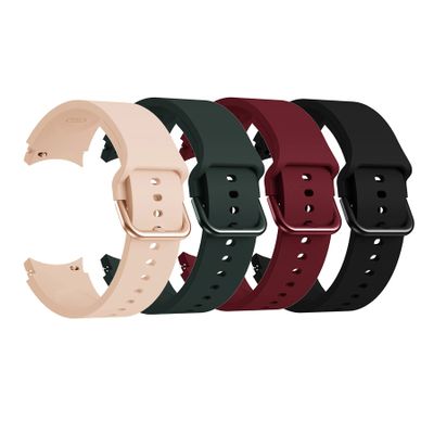 Senter Watch Bands for Samsung Galaxy Watch 4 and Galaxy Watch 4 Classic Bands,Soft Silicone Sport Replacement Band for Samsung Galaxy Watch 4/Classic Smart Watch