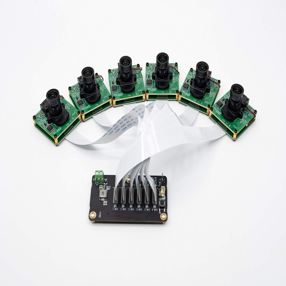 CS-TX2-XAVIER-nCAM-IMX462 for Jetson TX2 Devkit and Xavier, IMX462 MIPI CSI-2 2MP Star Light ISP Camera Module (1 cam YT1.0-4I)