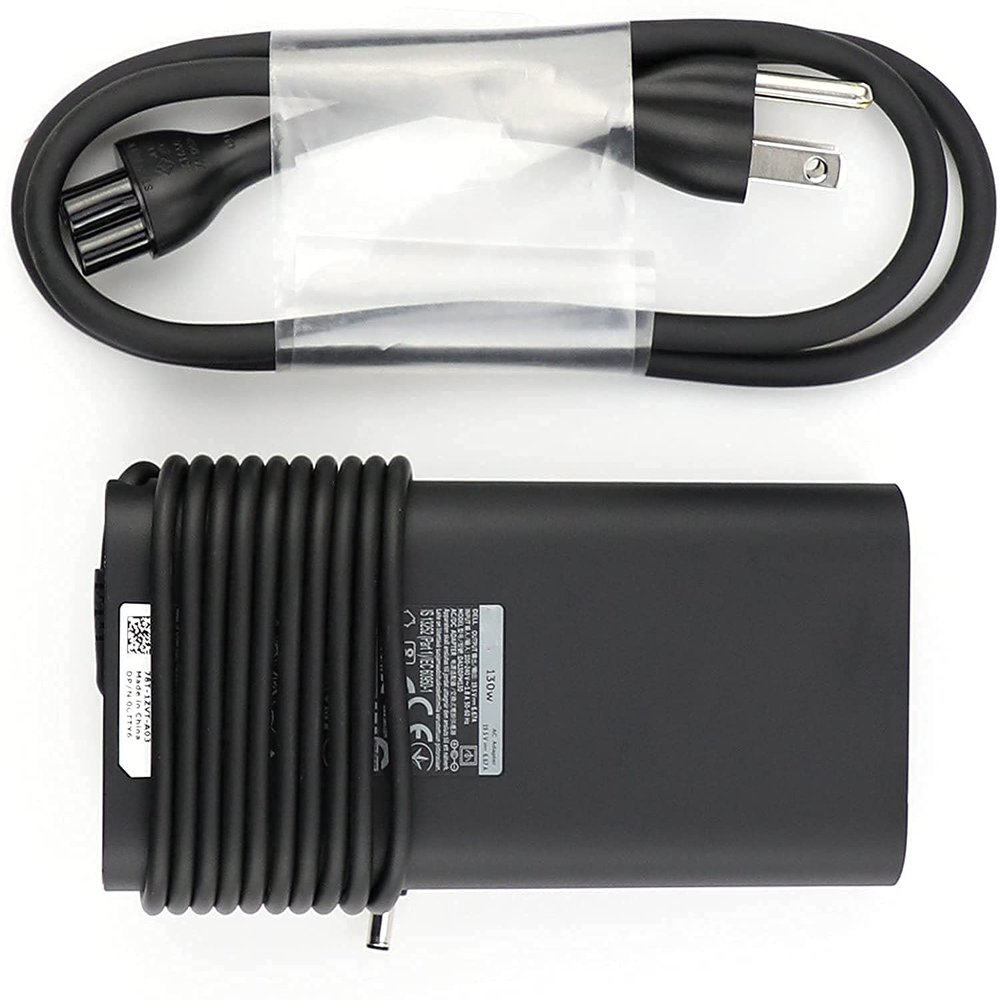 130W 90W Charger for Dell Inspiron Vostro 16 7610 7620 P107F001 P117F003 P117F004 Laptop 19.5V 6.67A 4.62A Power Supply Adapter Cord