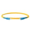 SpeedyFiberTX 1-Pack 55 Meter SC/UPC to SC/UPC 3.0mm Simplex Yellow Riser OFNR Fiber Patch Cable, Corning SMF-28 Singlemode 9/125um OS1/OS2 Compatible Ultra Optical Fiber view 2