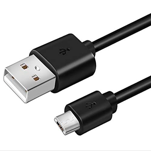 6-Ft Long USB-A to Micro USB Microusb Charger Data Cable Cord Replacement for Old Kindle & Fire Tablet (2019 & Older), PlayStation PS4 / Xbox One Controller, Old Samsung/Android, Roku- Fast Charging