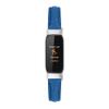 TryBest Leather Strap Compatible with Fitbit Luxe,Slim Women Men Durable Leather Wristbands Comfortable Lightweight Replacement Watch Strap Adjustable 5.5-8.0 inch - Blue view 4