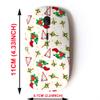 2.4G Wireless Mouse with Cute Pattern Design for All Laptops and Desktops with Nano Receiver - Christmas Boots Gifts view 2
