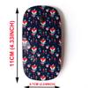 2.4G Wireless Mouse with Cute Pattern Design for All Laptops and Desktops with Nano Receiver - Cute Foxes view 2