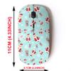 2.4G Wireless Mouse with Cute Pattern Design for All Laptops and Desktops with Nano Receiver - Christmas tiling Great view 2