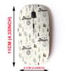 2.4G Wireless Mouse with Cute Pattern Design for All Laptops and Desktops with Nano Receiver - Cute Bear Animal view 2