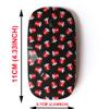 2.4G Wireless Mouse with Cute Pattern Design for All Laptops and Desktops with Nano Receiver - Christmas Elements red view 2