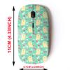 2.4G Wireless Mouse with Cute Pattern Design for All Laptops and Desktops with Nano Receiver - Cute Chow Dog view 2