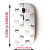 2.4G Wireless Mouse with Cute Pattern Design for All Laptops and Desktops with Nano Receiver - Cartoon Shiba Inu view 2