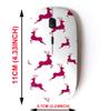 2.4G Wireless Mouse with Cute Pattern Design for All Laptops and Desktops with Nano Receiver - Christmas Reindeers on view 2