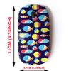 2.4G Wireless Mouse with Cute Pattern Design for All Laptops and Desktops with Nano Receiver - Cute Fish view 2