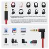 3.5mm to 3.5mm Replacement Solo 3 Audio Cable Cord Wire with in-line Microphone and Remote Control Compatible with Beats by Dr Dre Solo/Studio/Pro/Detox/Wireless/Mixr/Executive/Pill Headphones (Red) view 2