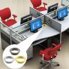 Cable Port Hole Cover 25-80MM Office Desk Cable Grommets Wire Hole Cover Desk Table Cable Fastener Computer Desk Outlet Port Wire Rack Organizer Never Scratch and fray Cables view 3