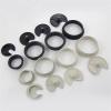 Cable Port Hole Cover 2pcs ABS Computer Desk Table Grommet Cable Port Wire Hole Cover 50mm/53mm/60mm Wire Storage Rack Furniture Hardware Never Scratch and fray Cables view 4