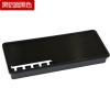 Cable Port Hole Cover Alloy Desk Cable Grommet Rectangular Threading Box with Wire Clip Holder Table Outlet Line Hole Cover Office Furniture Hardware Never Scratch and fray Cables (Color : D) view 2