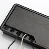 Cable Port Hole Cover Alloy Desk Cable Grommet Rectangular Threading Box with Wire Clip Holder Table Outlet Line Hole Cover Office Furniture Hardware Never Scratch and fray Cables (Color : D) view 4
